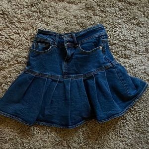 Denim flair skirt